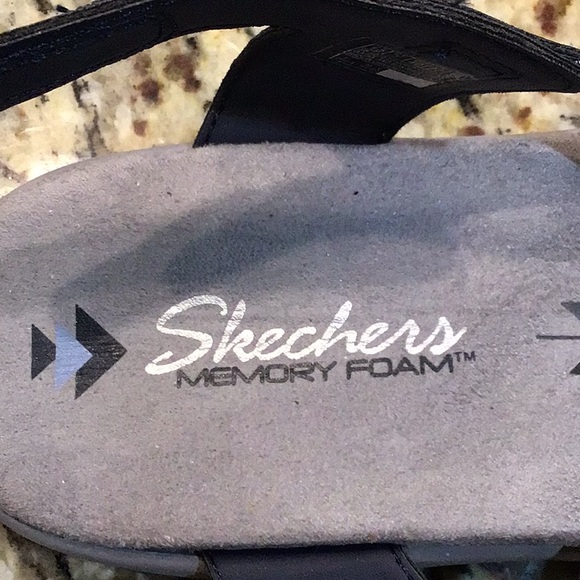 Skechers Reggae Slim Takes Two navy sandals - Picture 3 of 6